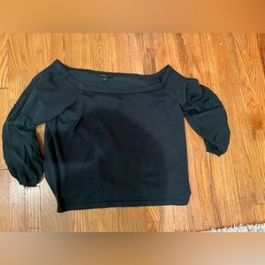Off the Shoulder Green Sweater Lane Bryant